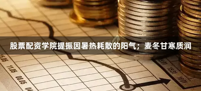 股票配资学院提振因暑热耗散的阳气；麦冬甘寒质润
