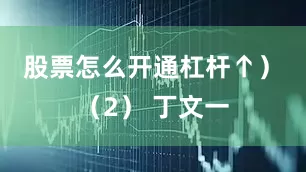 股票怎么开通杠杆↑）　　（2） 丁文一
